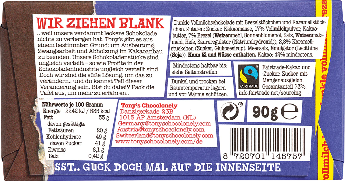 Dunkle Vollmilch Brezel Toffee - Image 5