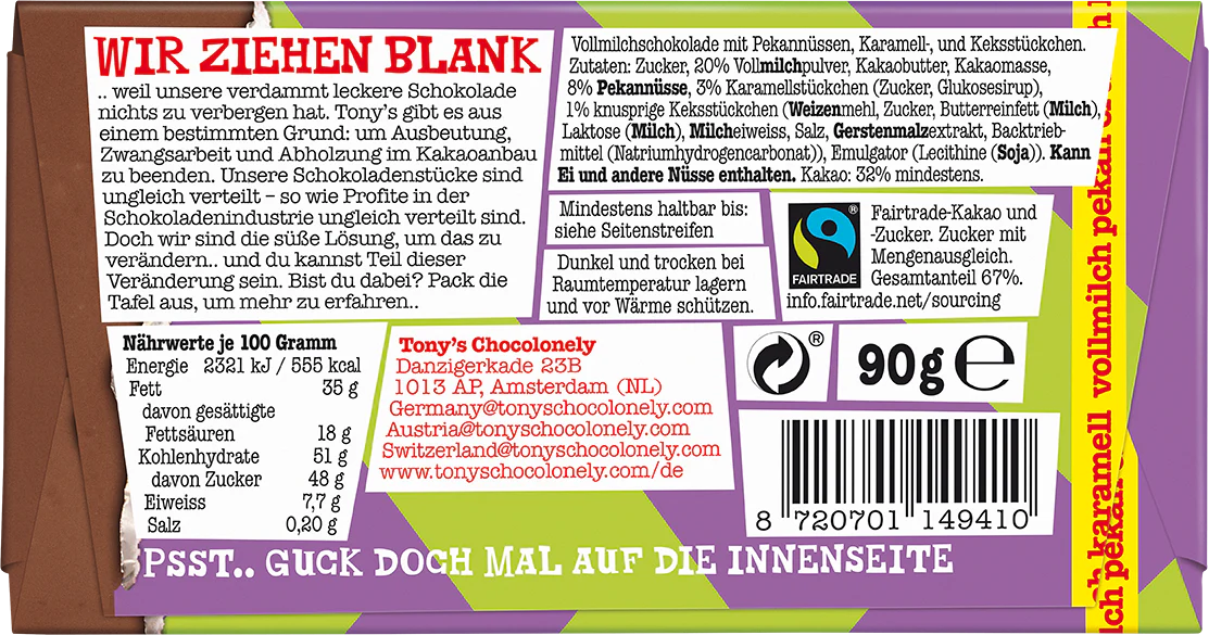Vollmilch Pekannuss Karamell Crunch - Image 4